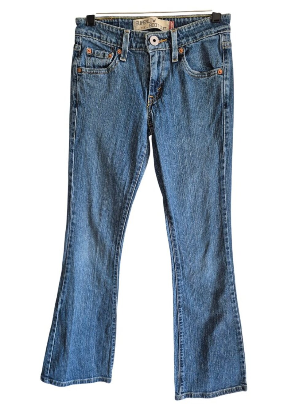 Levis Womens Superlow 518 Bootcut Jeans Size 0 Medium Y2K Vintage